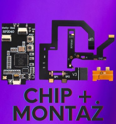 Chip HWFLY Picofly RP2040 OLED Profesjonalny montaż w serwisie HWFLY